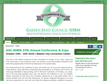 Tablet Screenshot of gscshrmconference.org